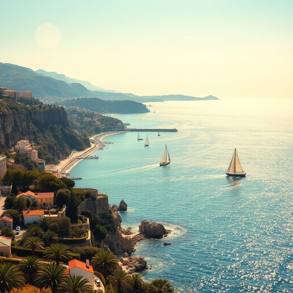 French Riviera Coastline French Riviera Coastline