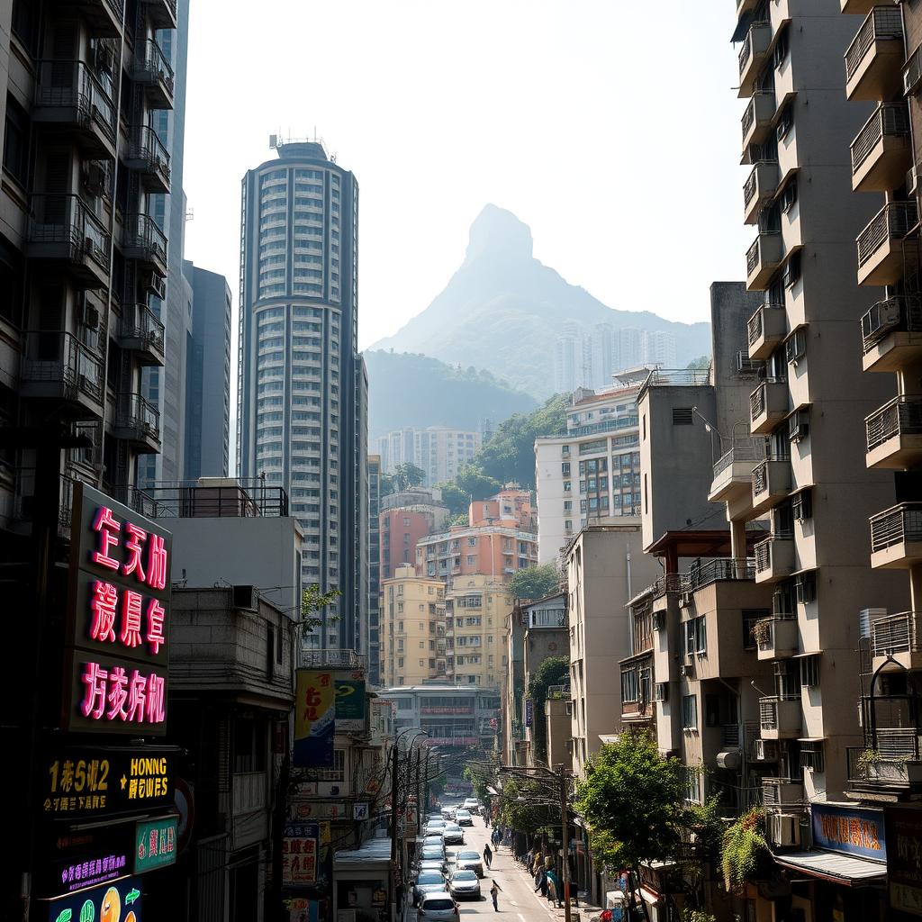 Hong Kong Neighborhood Landscape