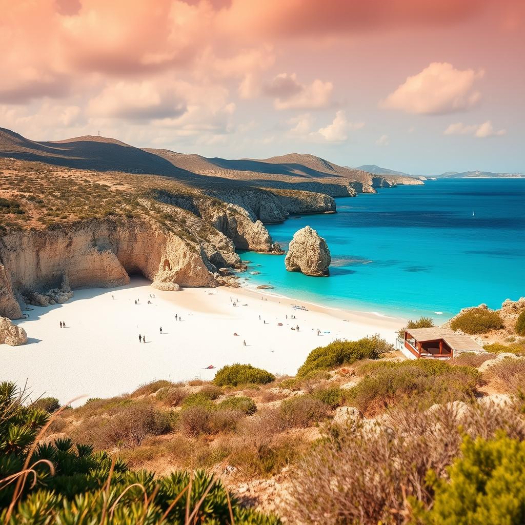 Ibiza beaches scenic view Ibiza beaches scenic view