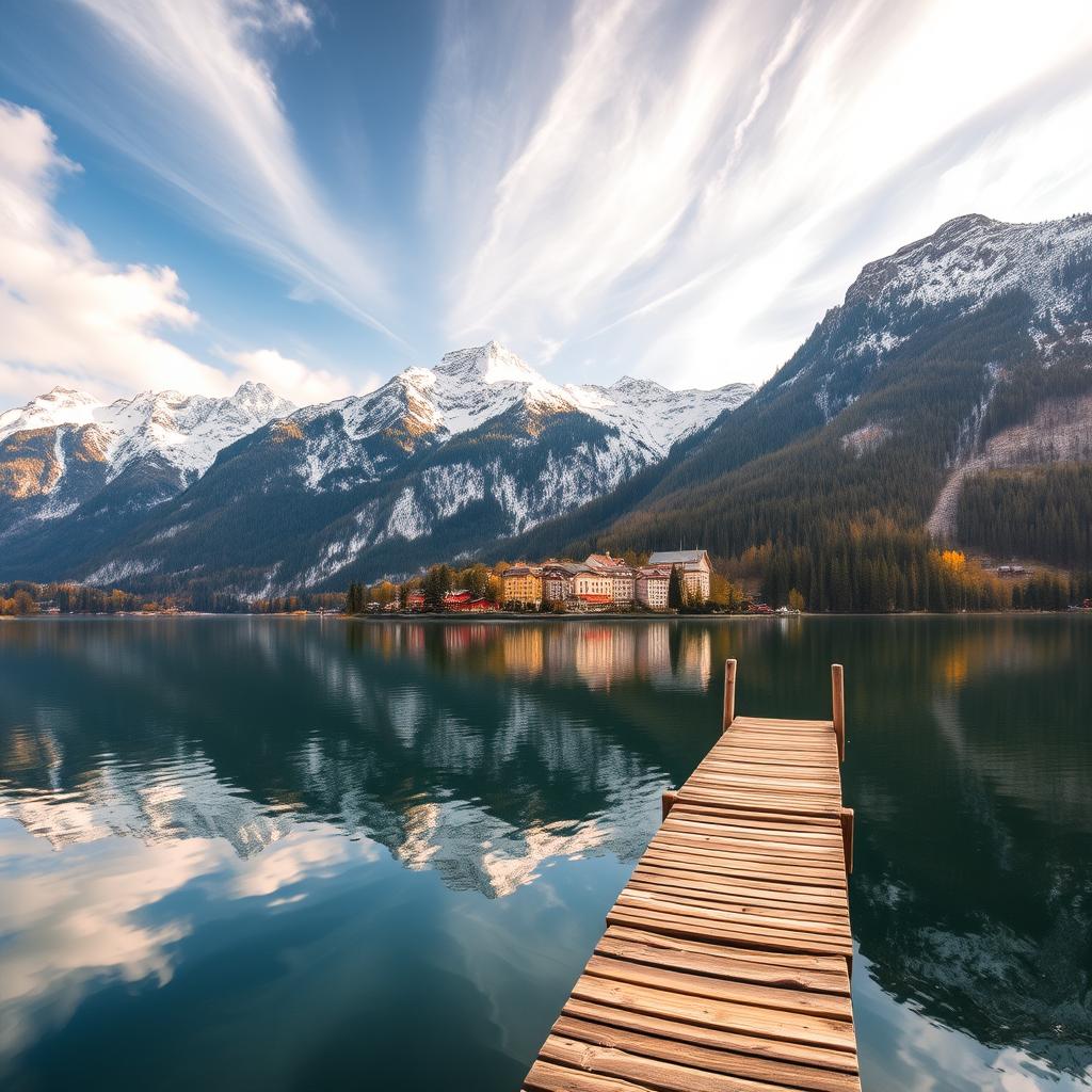 Lake Hallstatt Scenic View Lake Hallstatt Scenic View