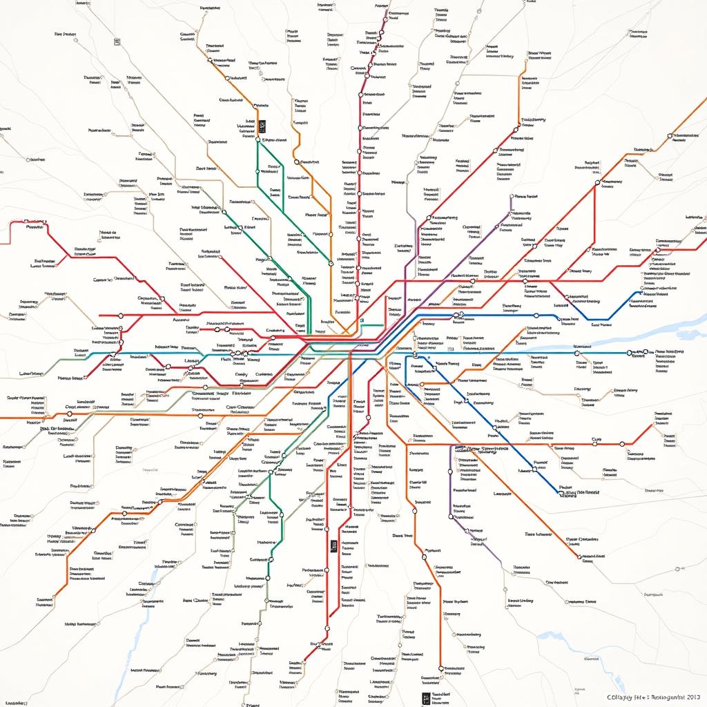 London Public Transportation Map