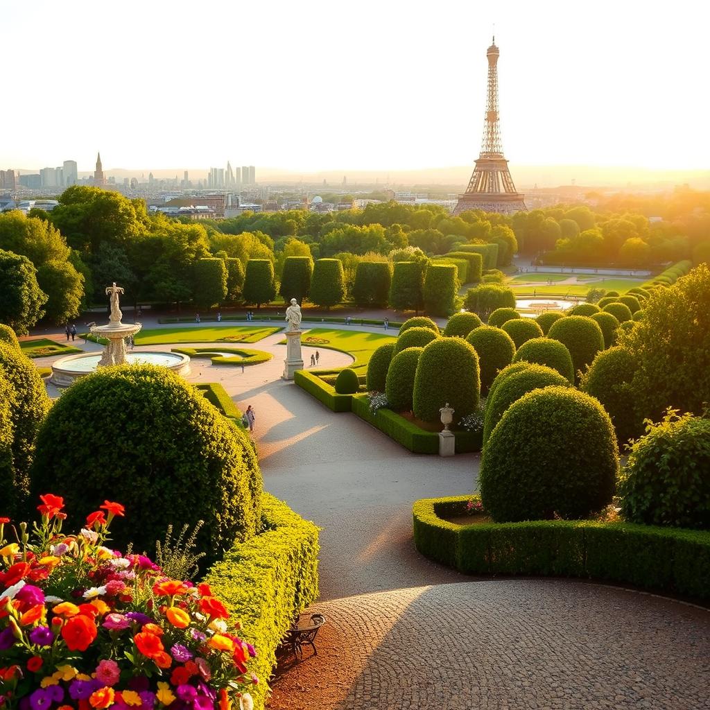Paris Gardens Landscape