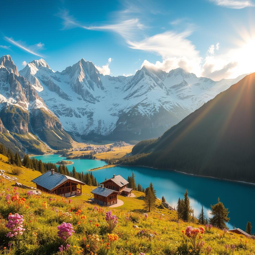Tyrolean Alps Landscape