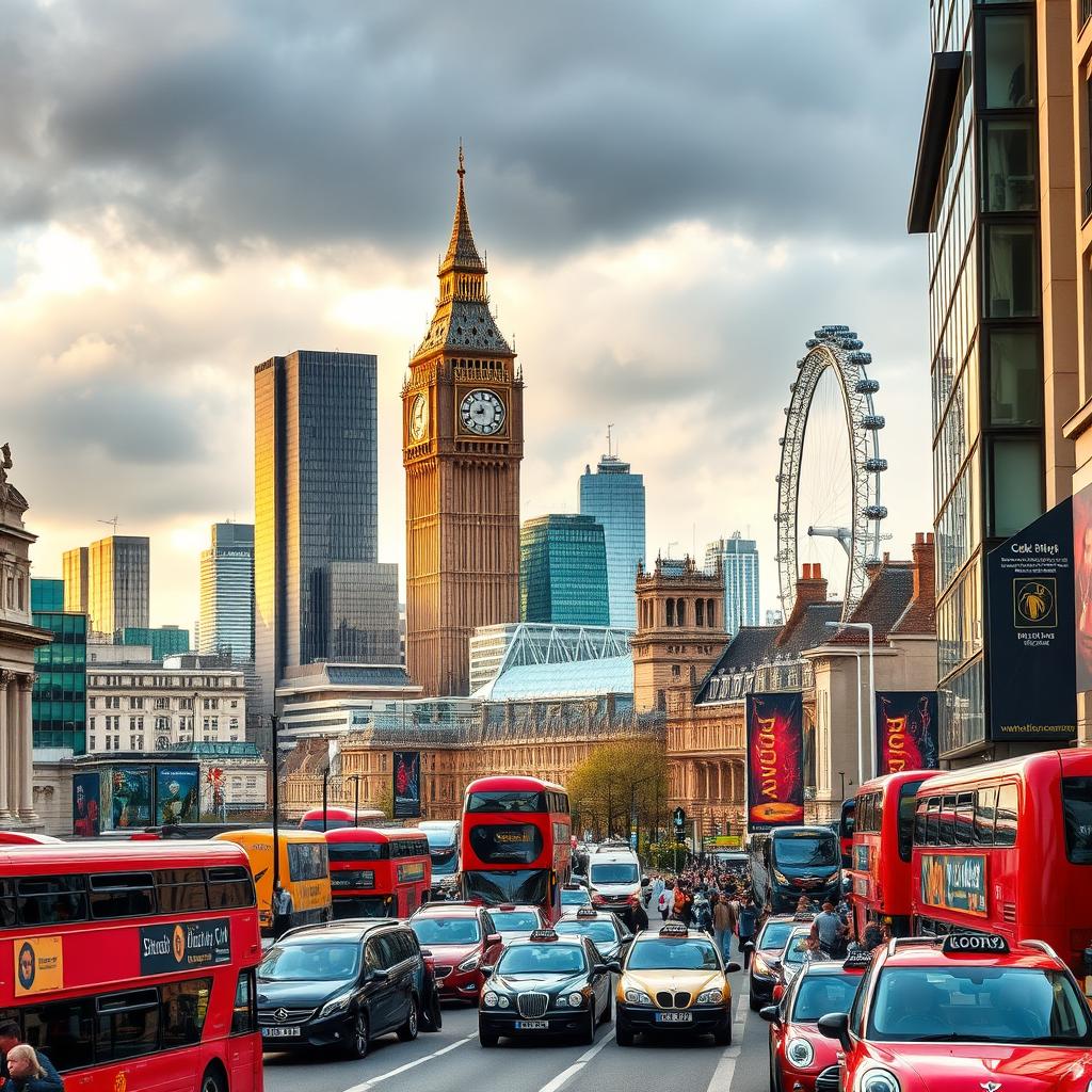 Vibrant UK Cities Landscape