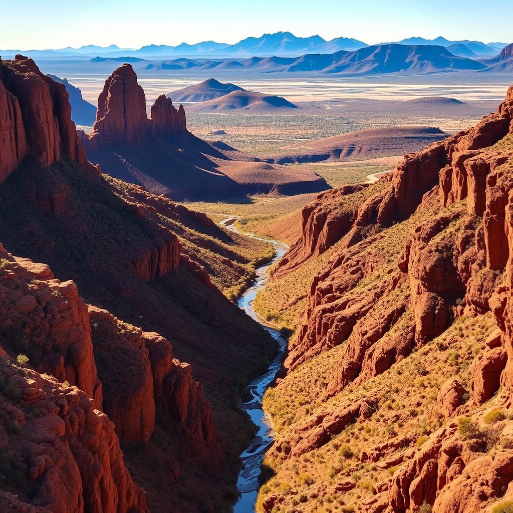 MacDonnell Ranges Natural Landscape
