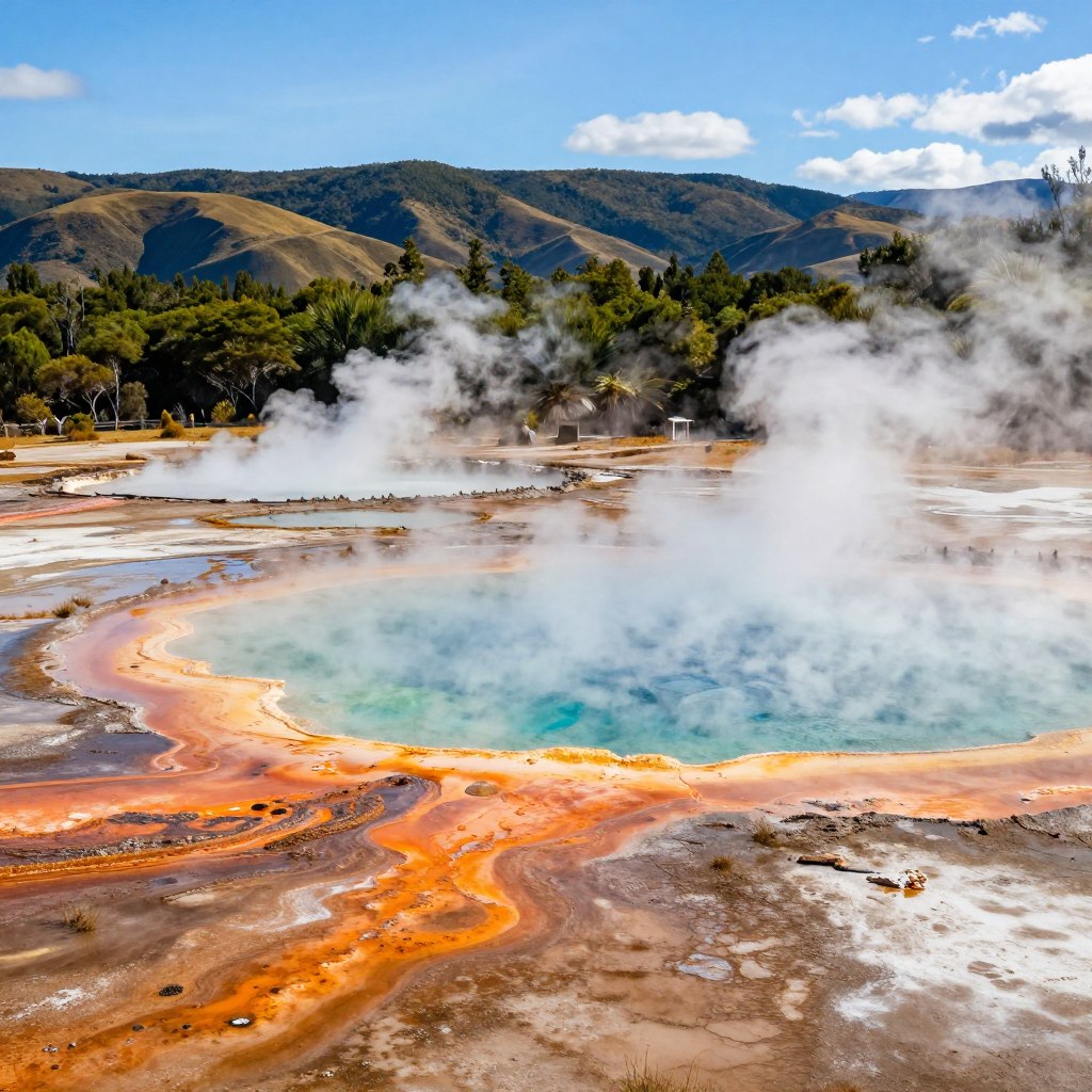 New Zealand Geothermal Attractions